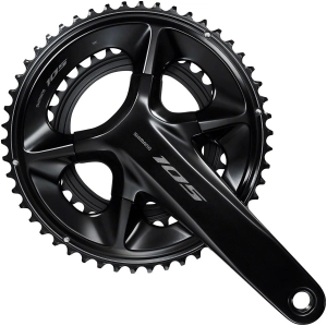 105 FC-R7100 Crankset - 170mm 12-Speed 52/36t 110 Asymmetric BCD Hollowtech II Spindle Interface BLK