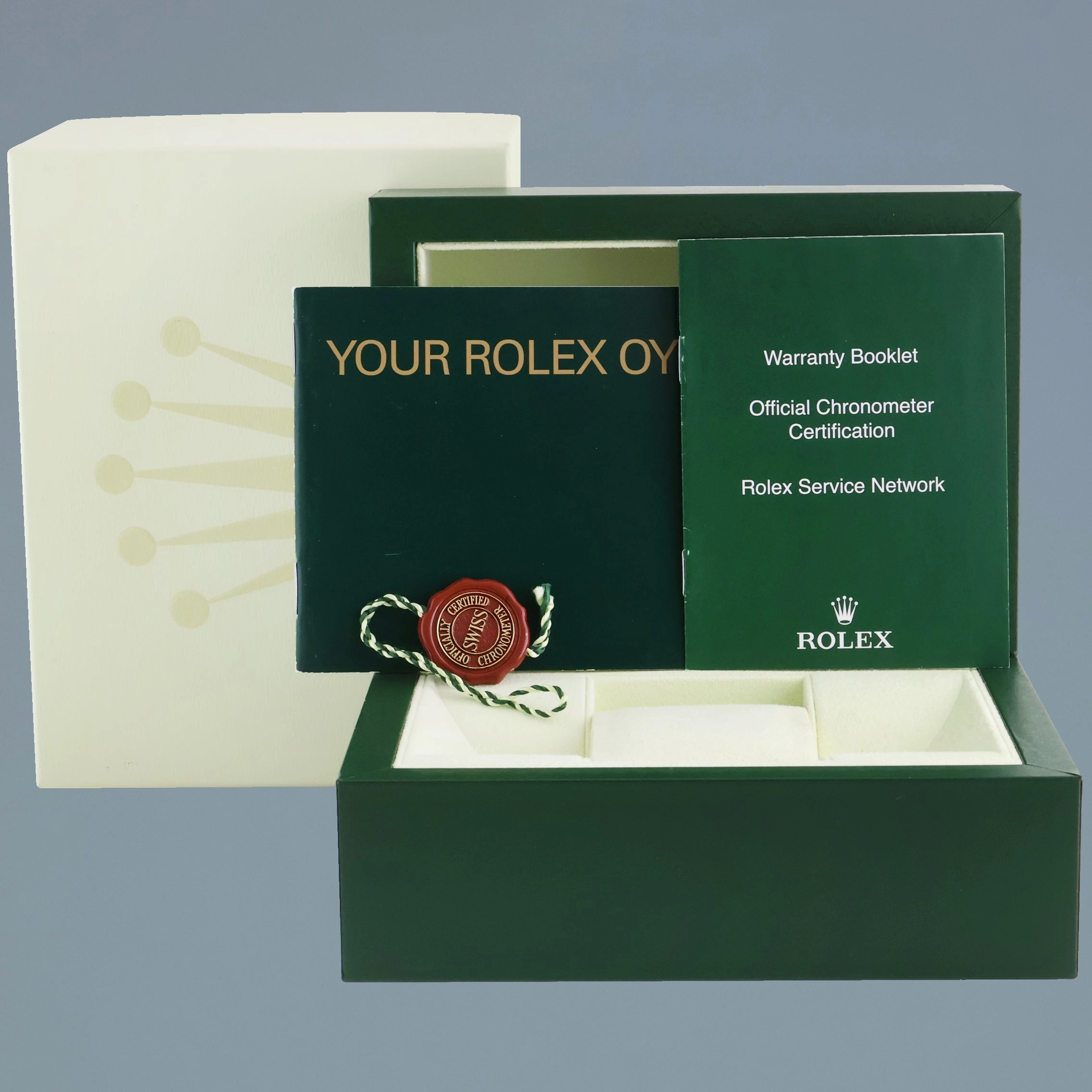 2004 MINT Rolex Air-King 14010 White Roman Dial 34mm Steel Watch Box