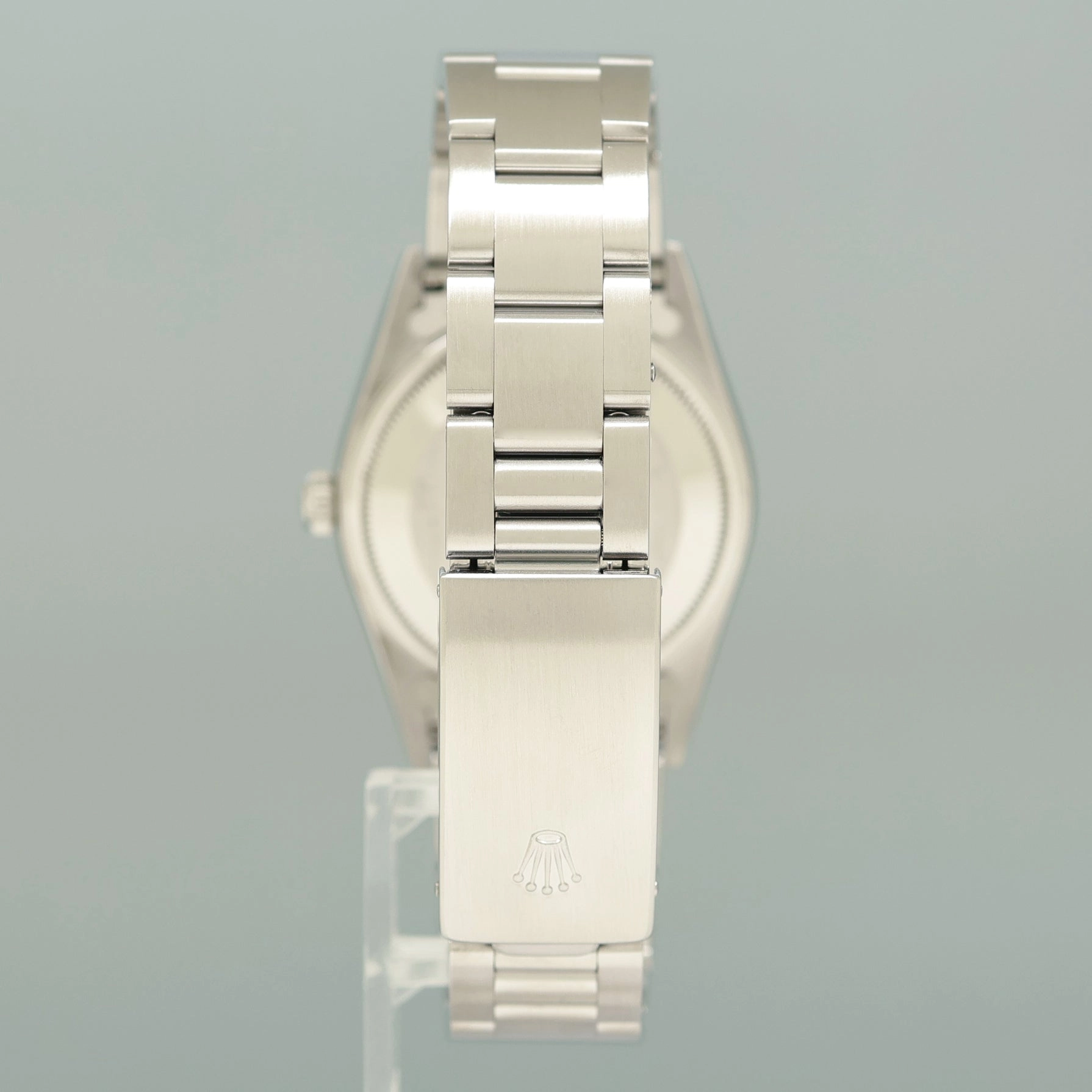 2004 MINT Rolex Air-King 14010 White Roman Dial 34mm Steel Watch Box