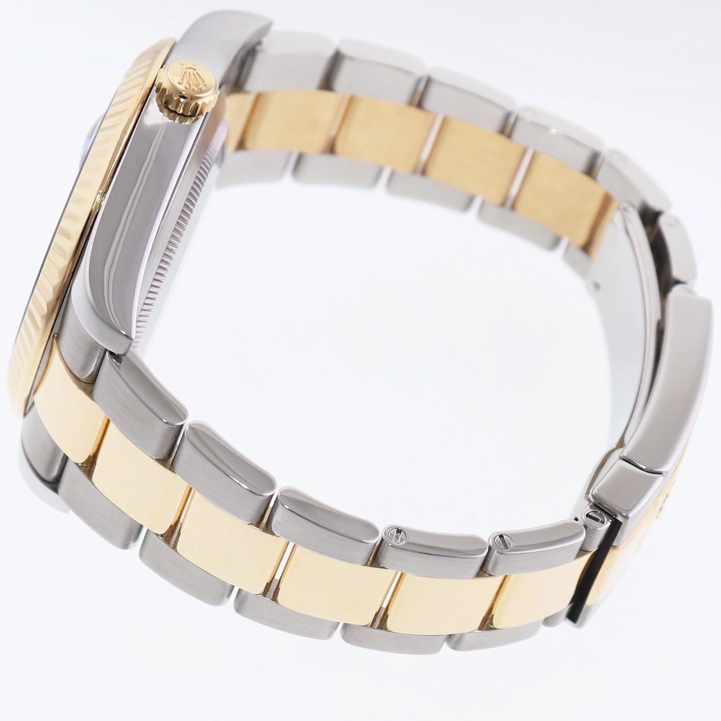 2014 MINT Rolex Datejust II 2 Black Arabic 116333 Two-Tone Yellow Gold Watch Box