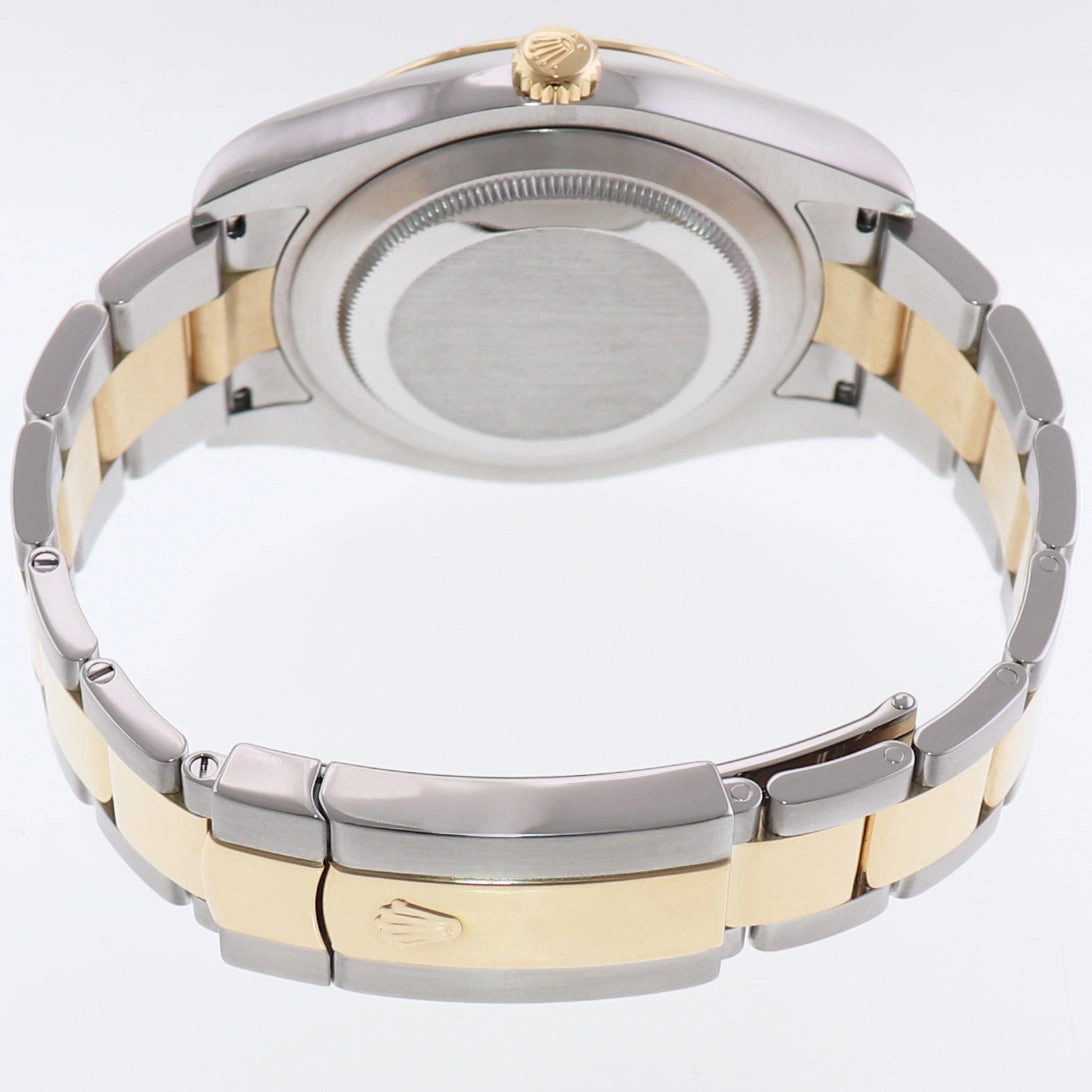 2014 MINT Rolex Datejust II 2 Black Arabic 116333 Two-Tone Yellow Gold Watch Box