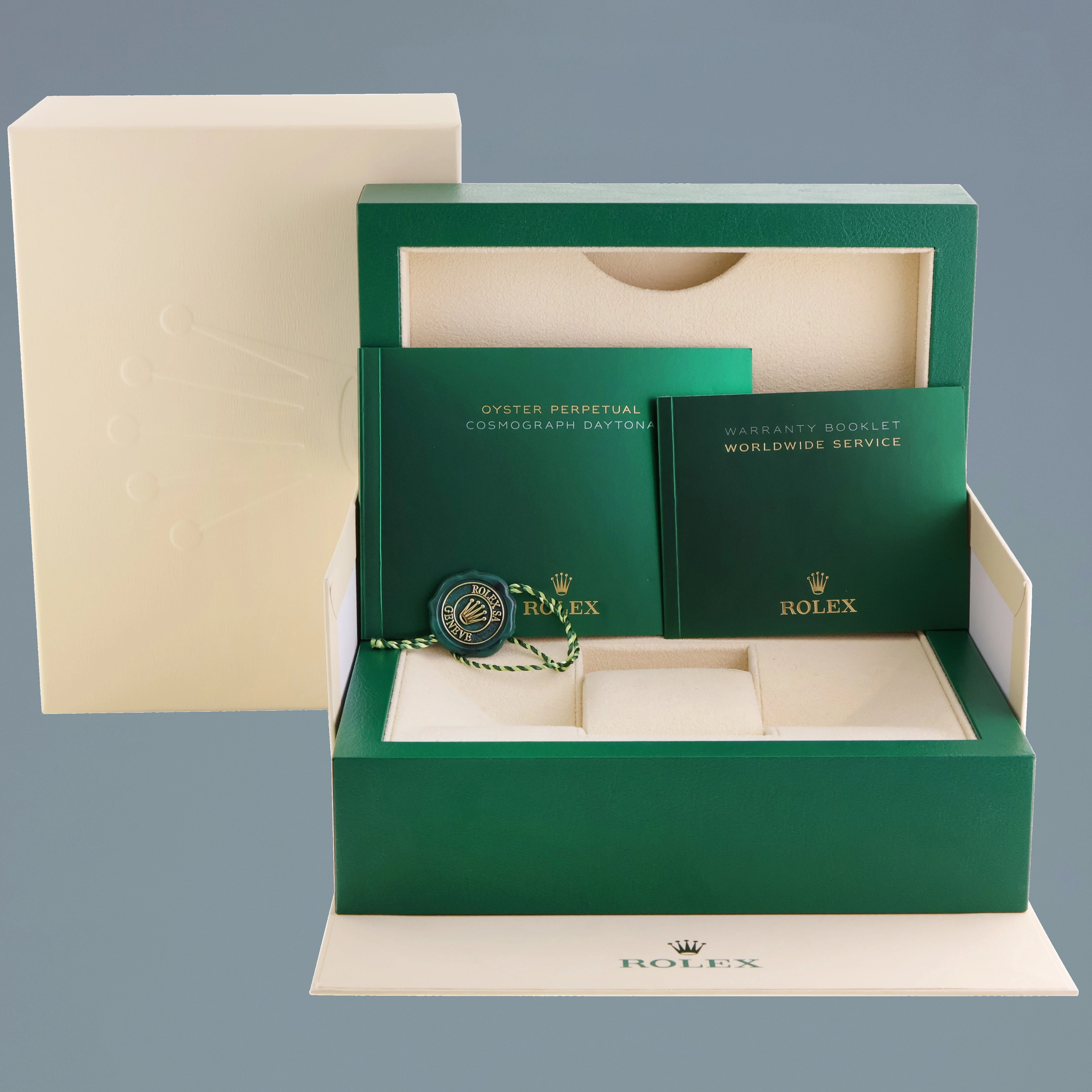 2014 MINT Rolex Daytona 116523 Black Diamond Steel Yellow Gold Two Tone Watch Box