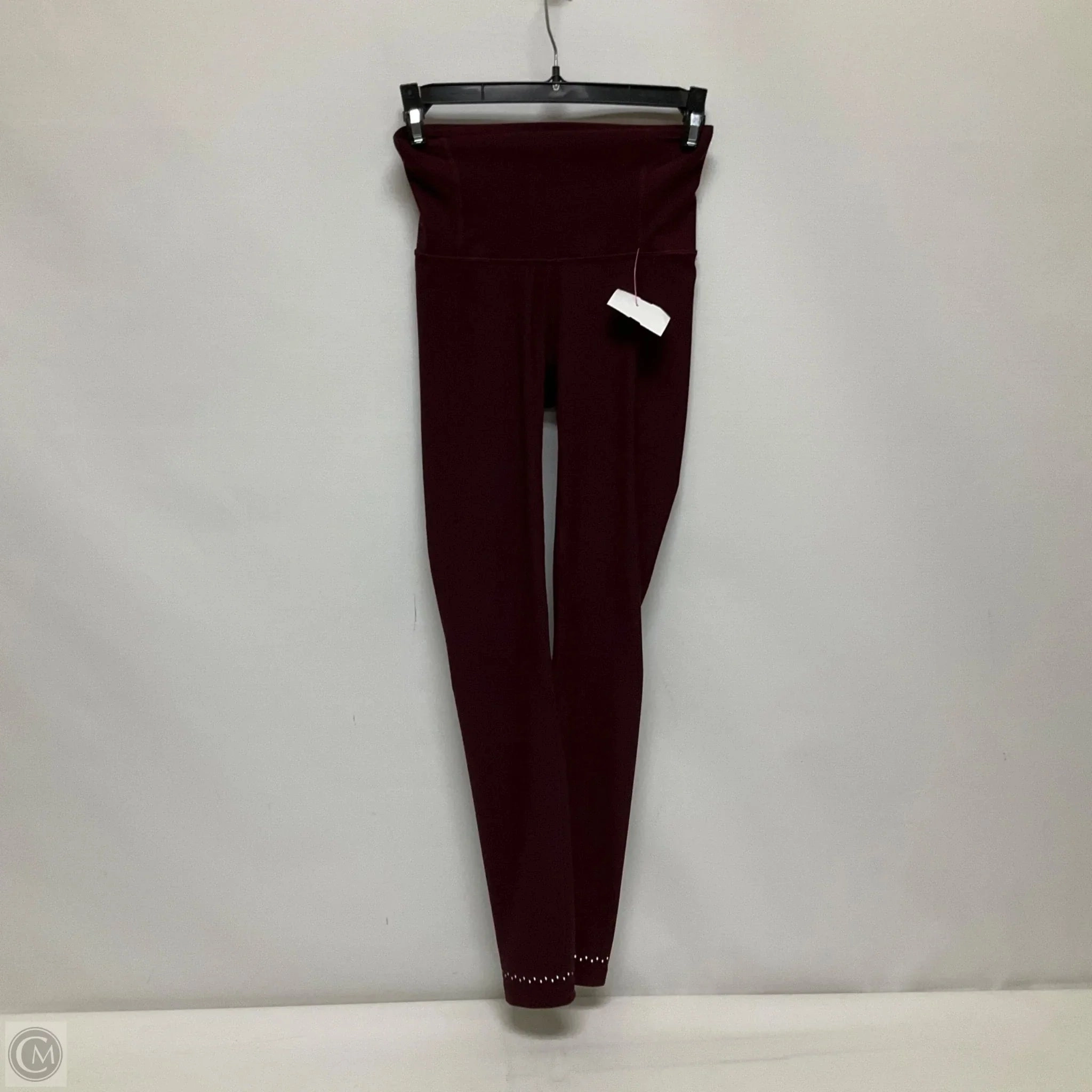 Athletic Leggings By Lululemon In Maroon, Size: 4