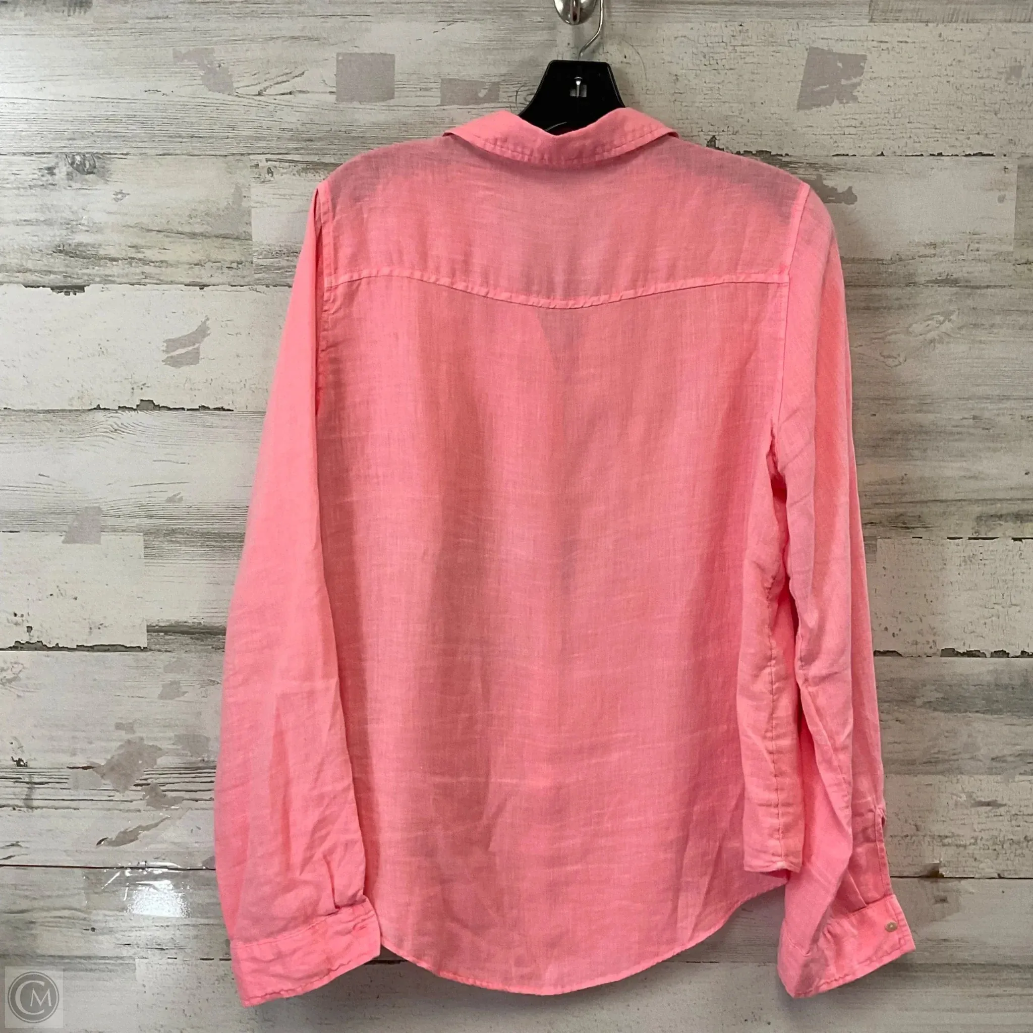 Blouse Long Sleeve By Lilly Pulitzer In Peach, Size: M