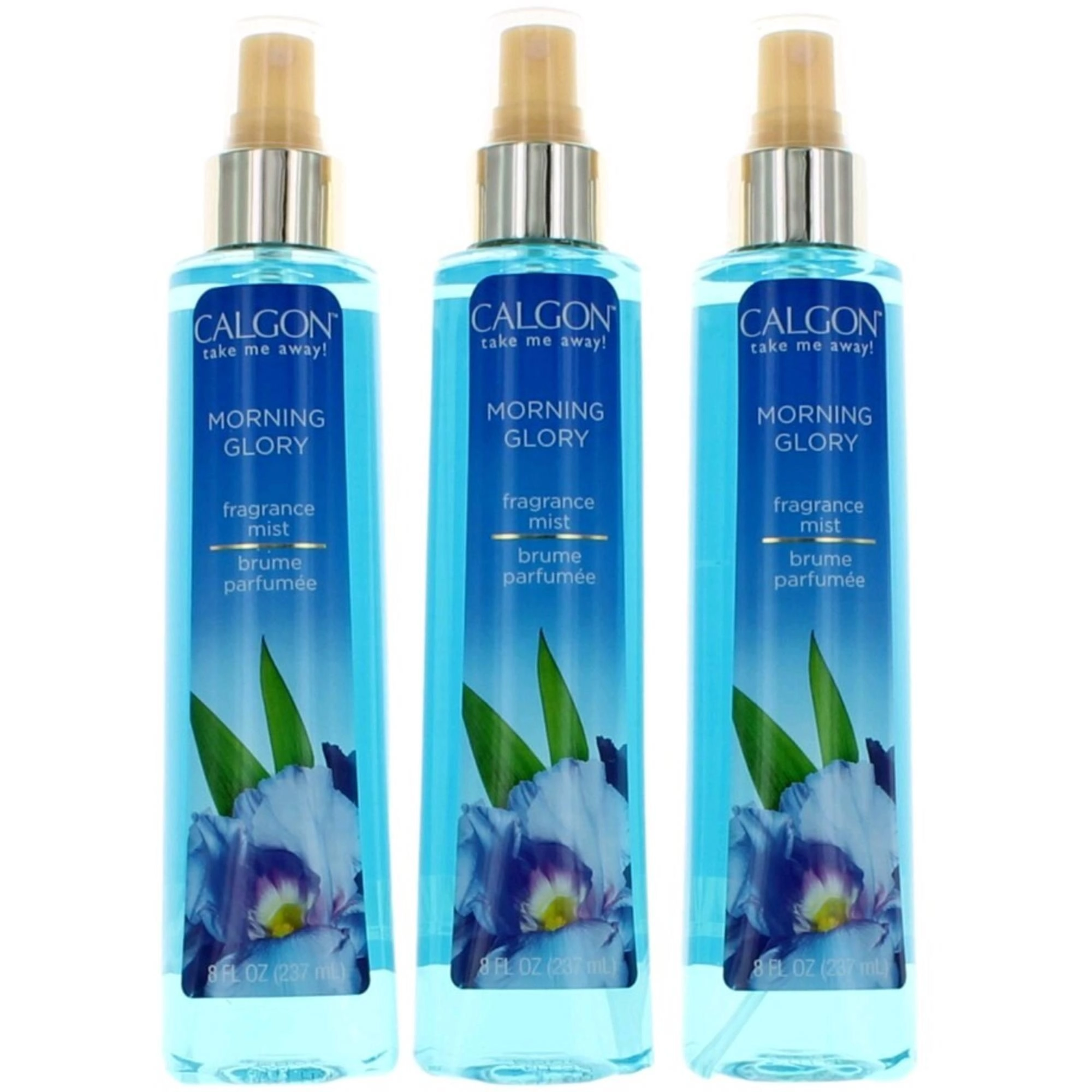 Calgon Women's Fragrance Mist - Calgon Morning Glory Enchanting Notes, 3 Pack