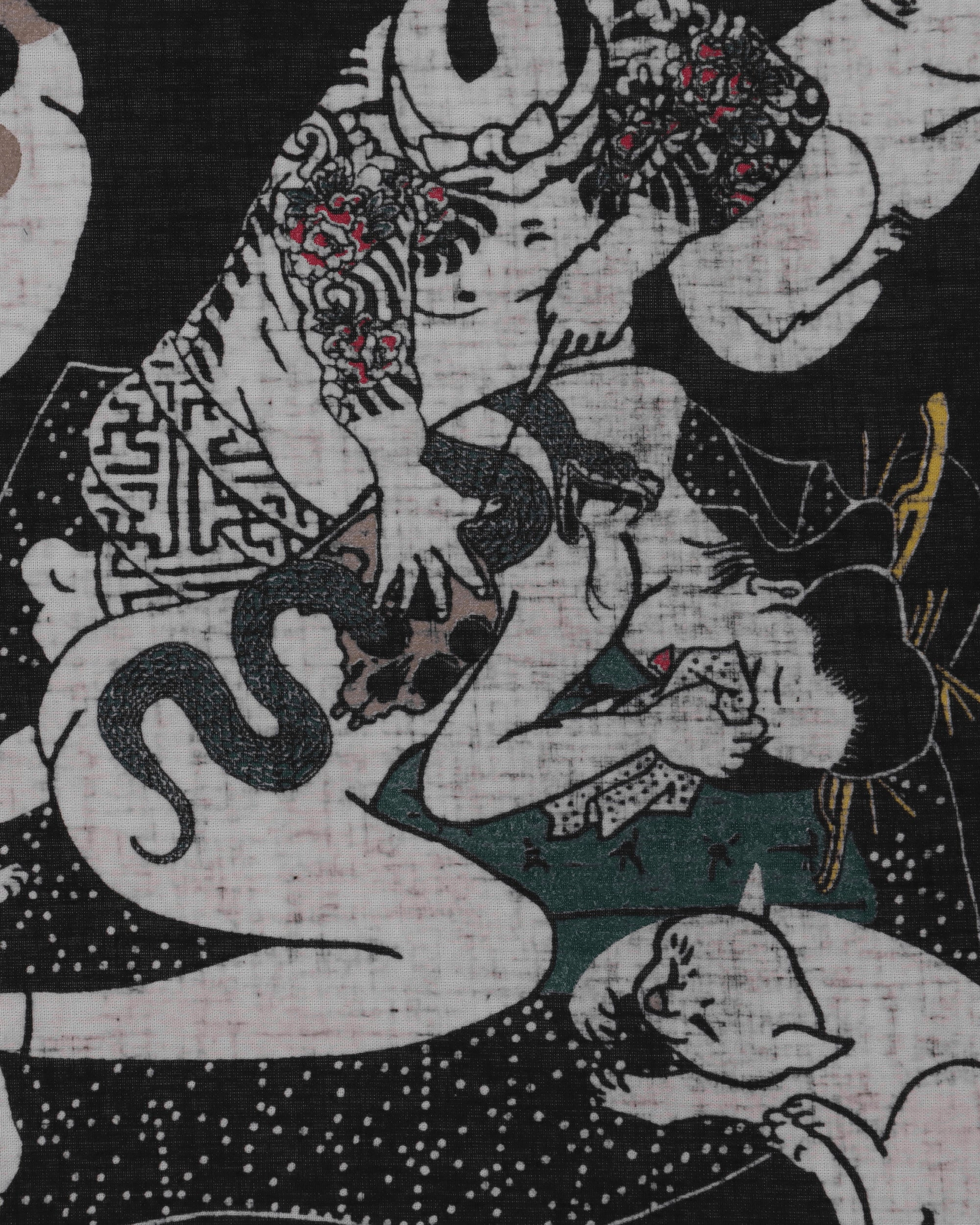 Color Bandana (Rainskull No Woman No Cry) Black