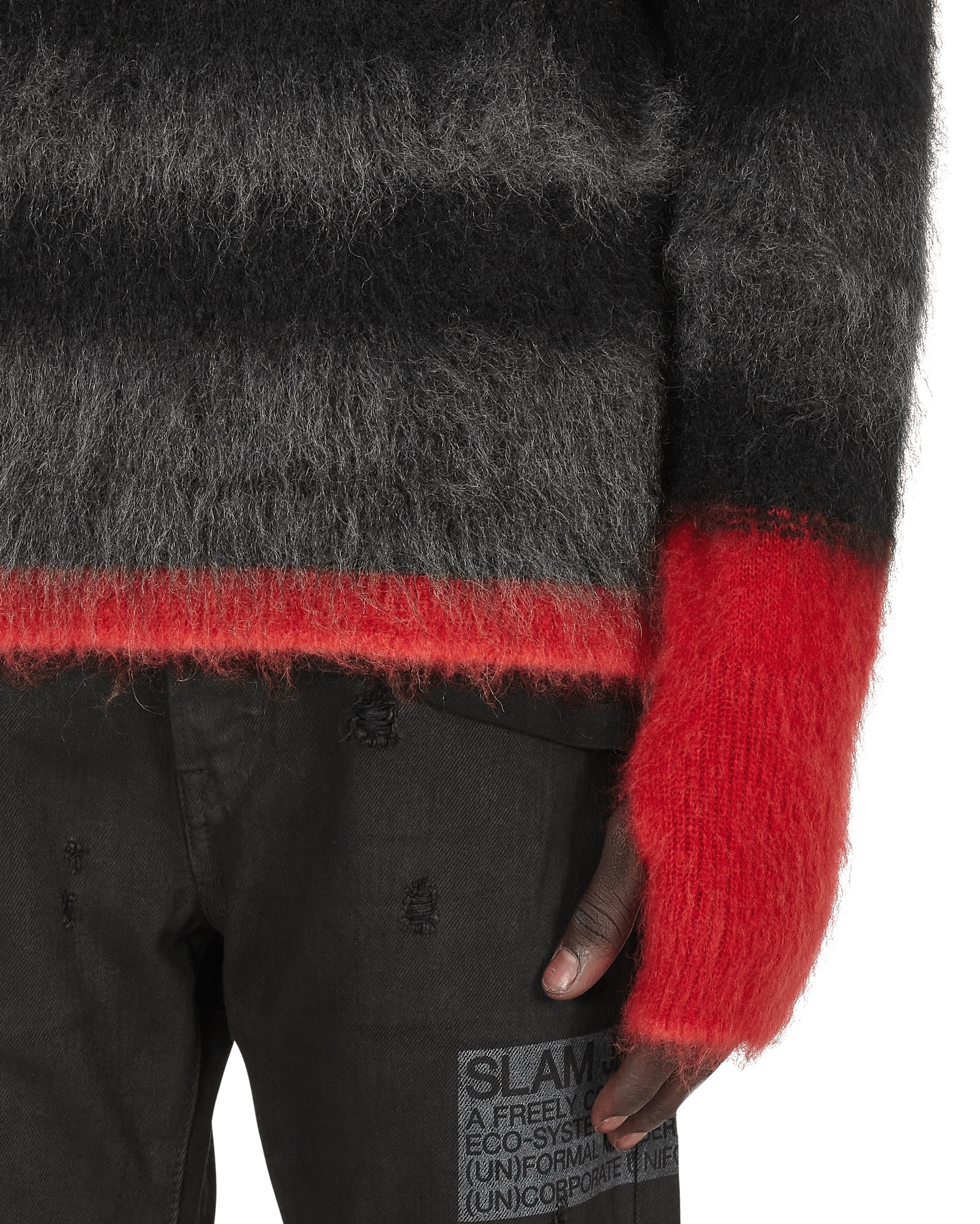 Commando Knit Mohair Sweater Multicolor
