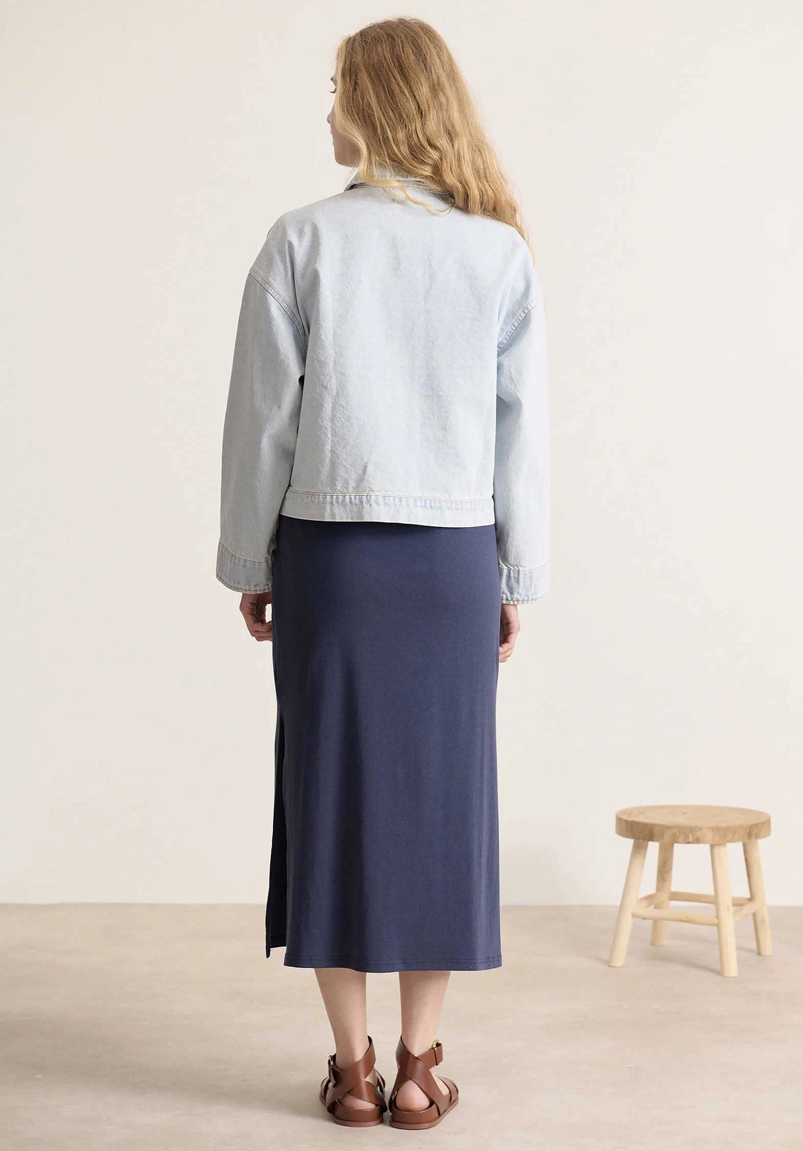 Denim Jacket Valence 0 Veste Valence Bleu