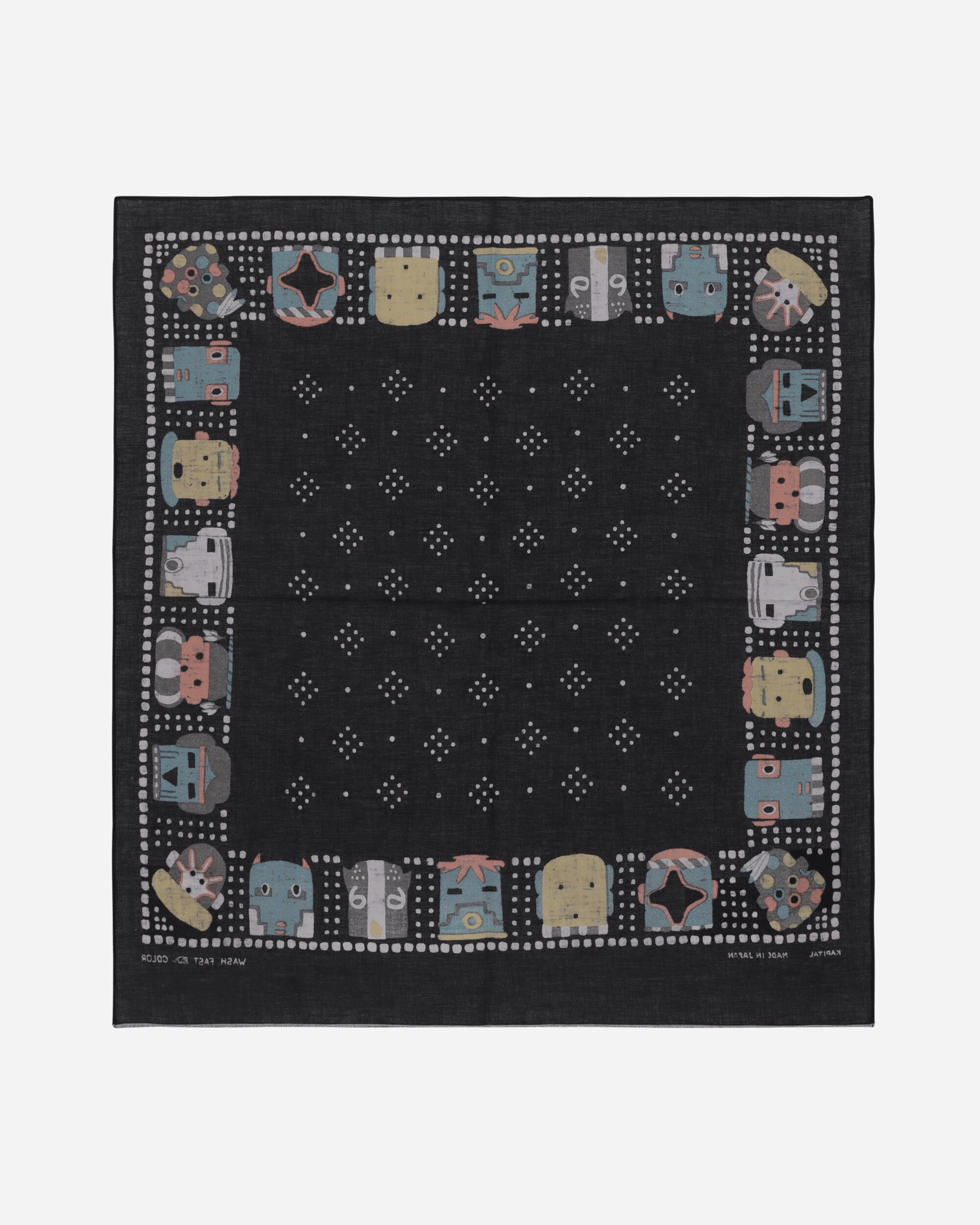 Fastcolor Selvedge Bandana (Kachina) Black