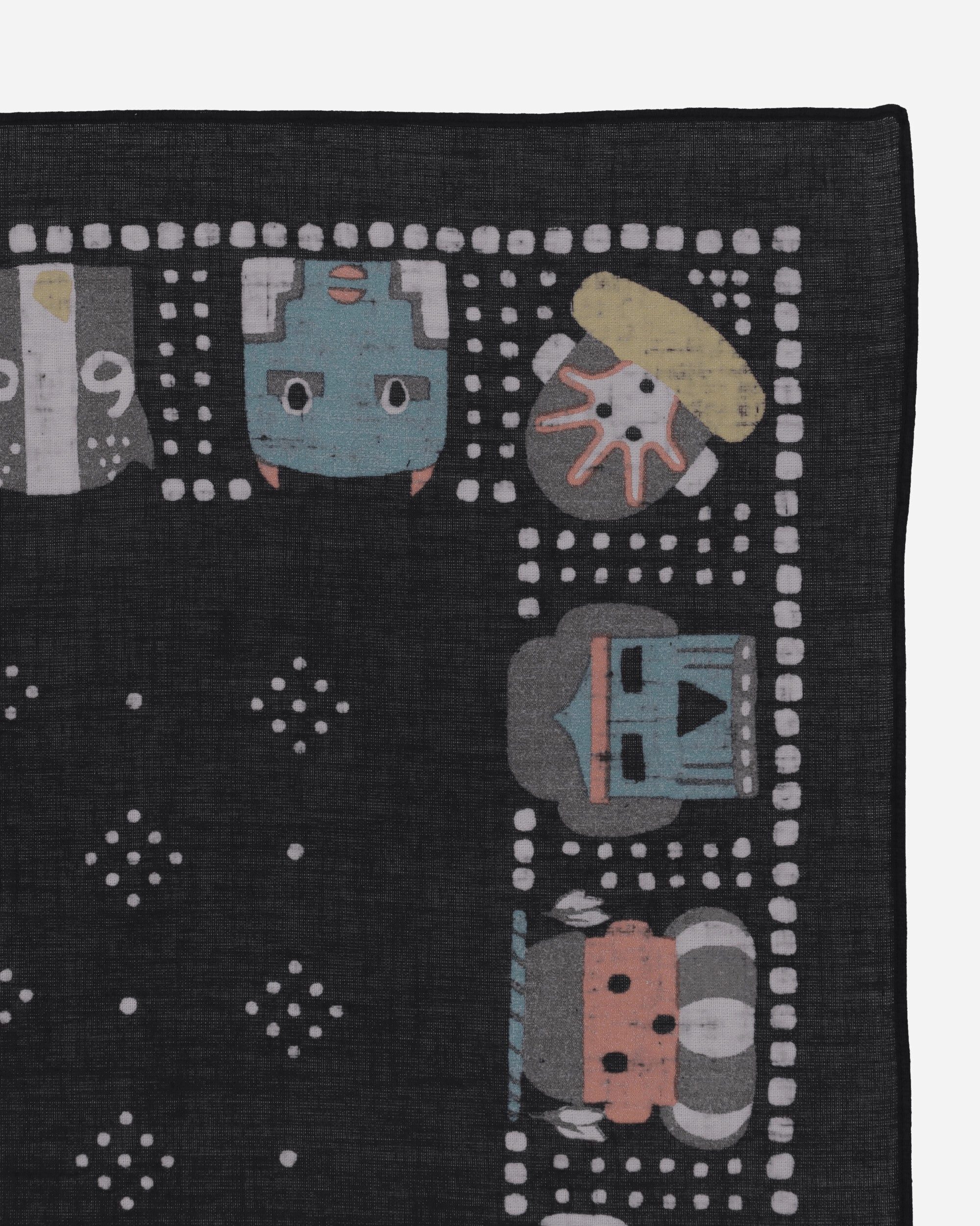Fastcolor Selvedge Bandana (Kachina) Black