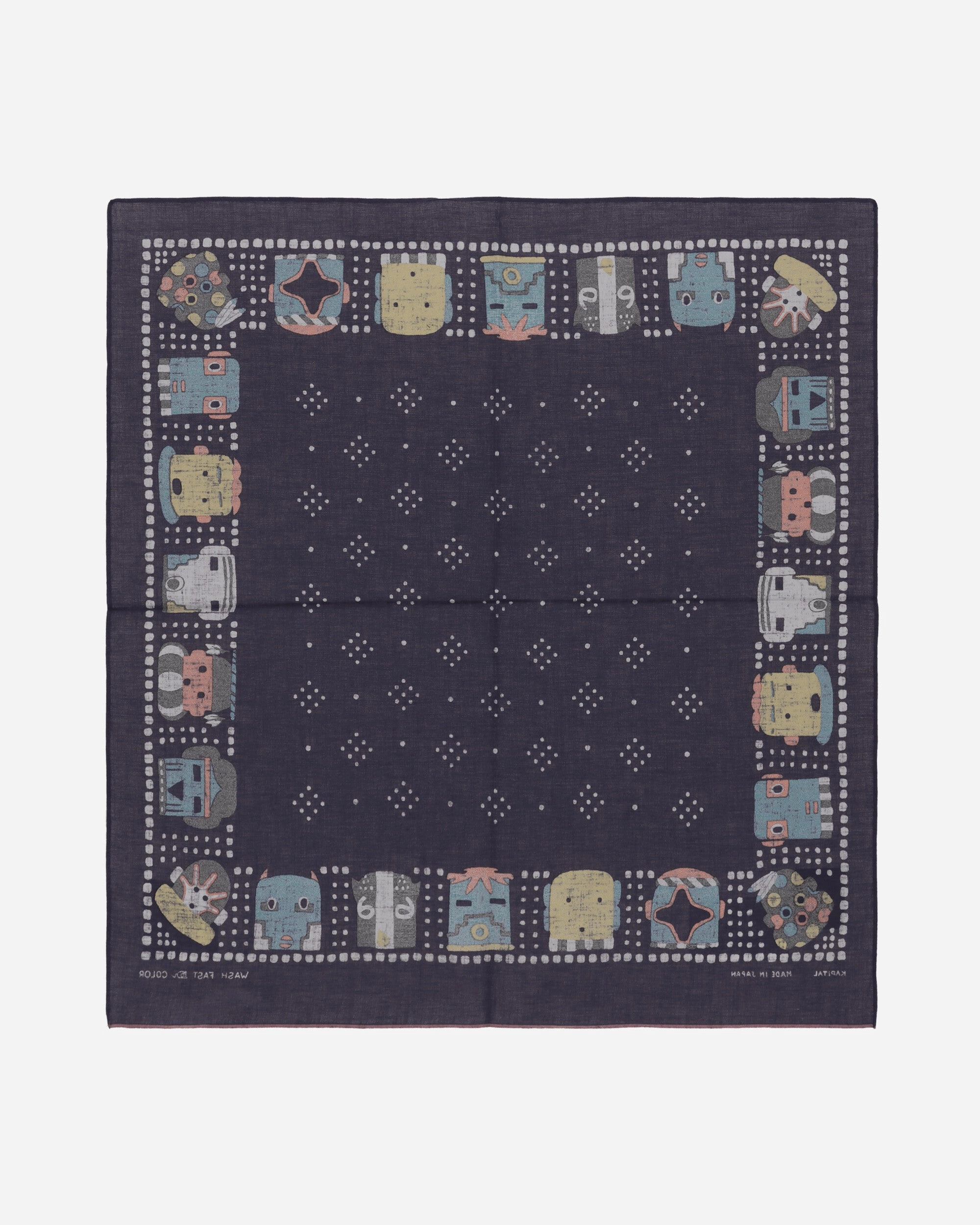 Fastcolor Selvedge Bandana (Kachina) Purple