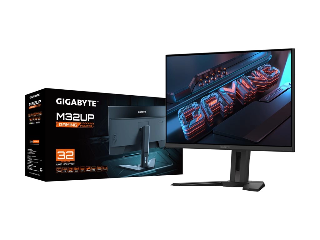 Gigabyte M32UP - LED monitor - gaming - 32 (31.5" viewable) - 3840 x 2160 UHD @ 160 Hz - SS IPS - 350 cd/mï¿½ - 1000:1 - DisplayHDR M32UP SA1