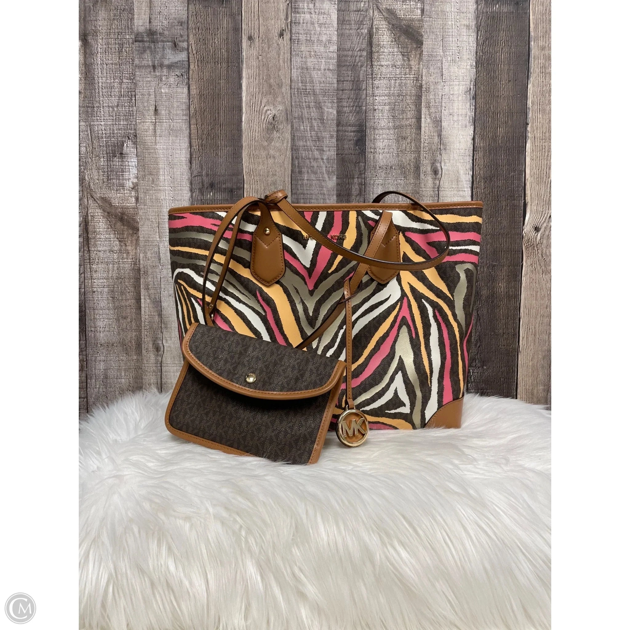 Handbag Designer By Michael Kors, Size: Large