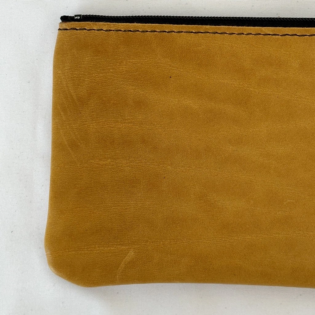 HAPPY EXTRA, Zipper Pouch, Yellow