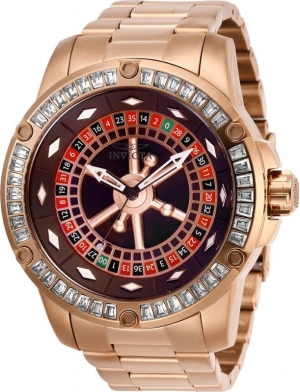 Invicta Men's Automatic Watch - Specialty Casino Rose Gold Steel Bracelet | 28714