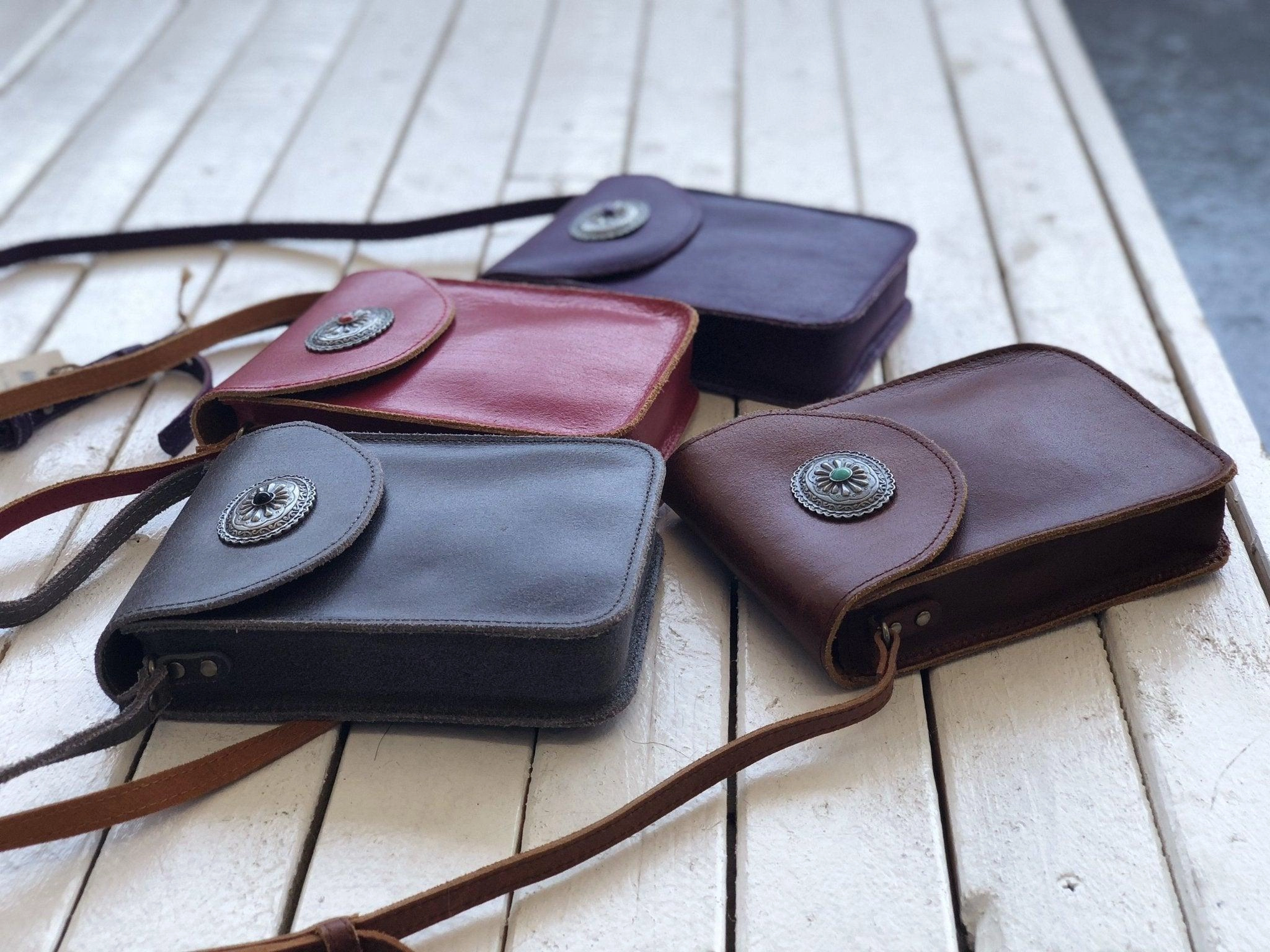 Leather Cellphone Crossbody