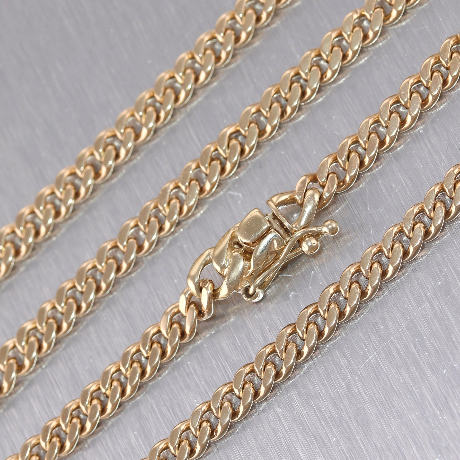 Men's 45.49g 14k Yellow Gold Miami Cuban Curb Link Chain 26" Necklace