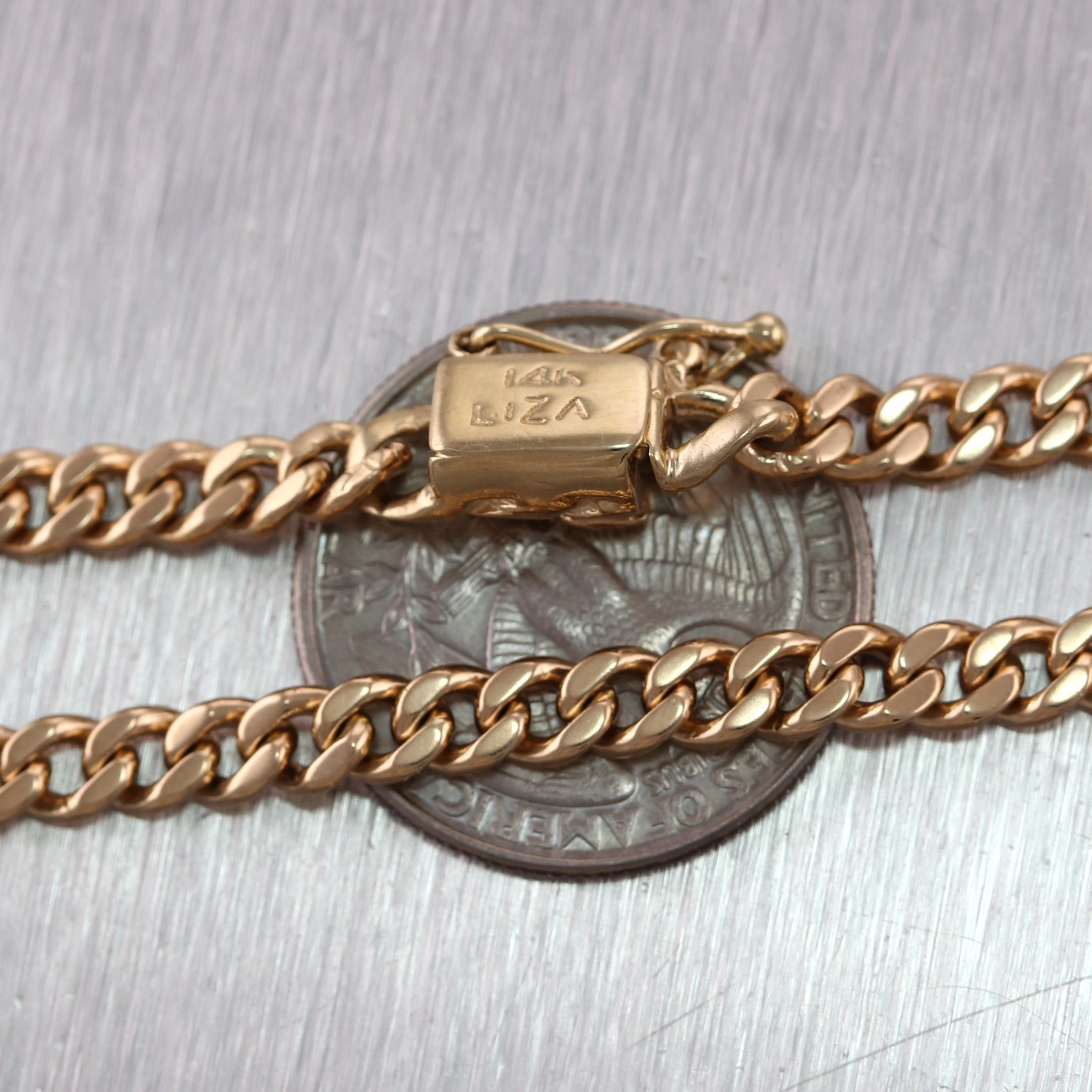 Men's 45.49g 14k Yellow Gold Miami Cuban Curb Link Chain 26" Necklace