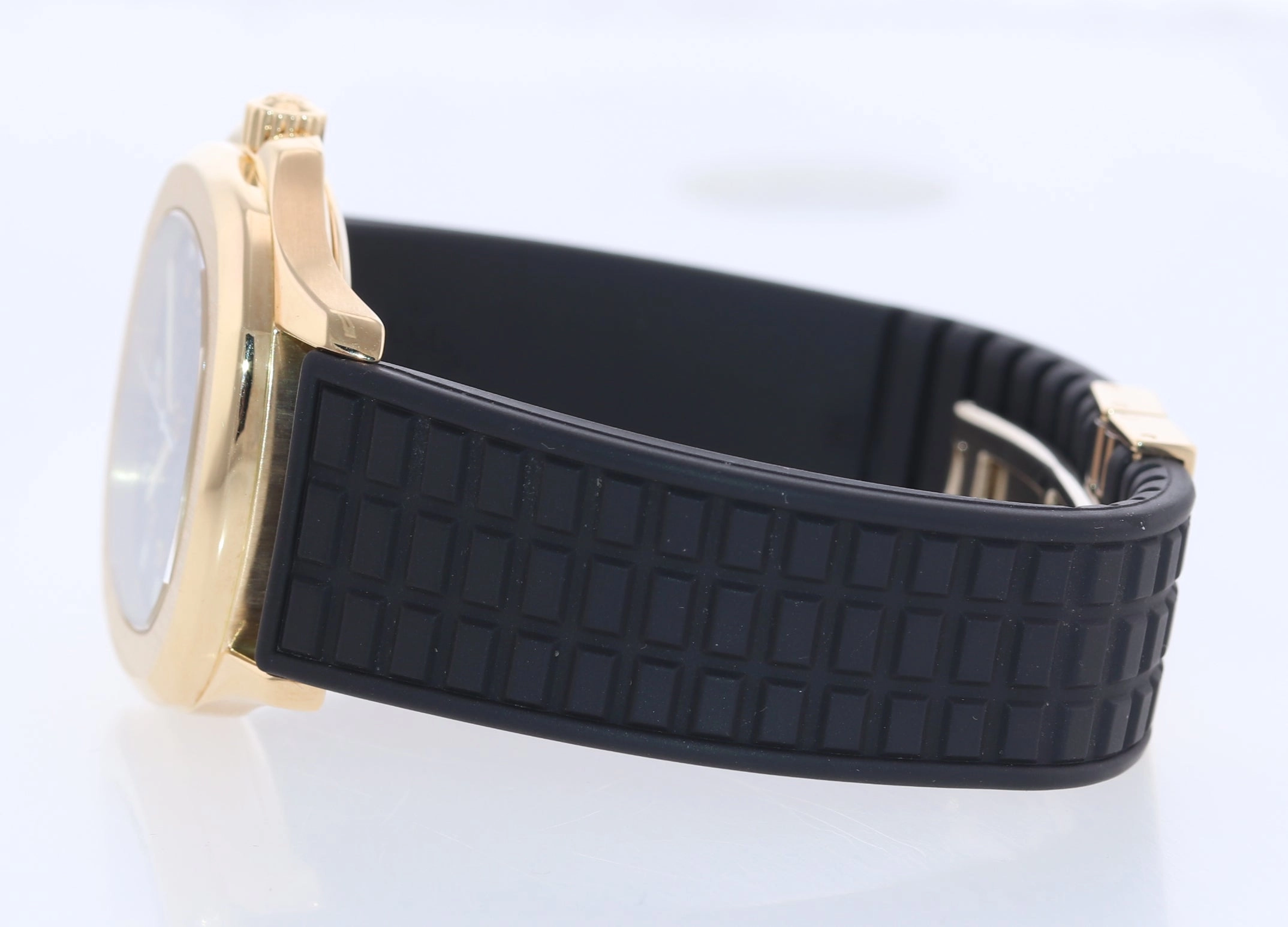 MINT Patek Philippe 5066J Aquanaut Black Rubber 5066J Yellow Gold 36mm Watch
