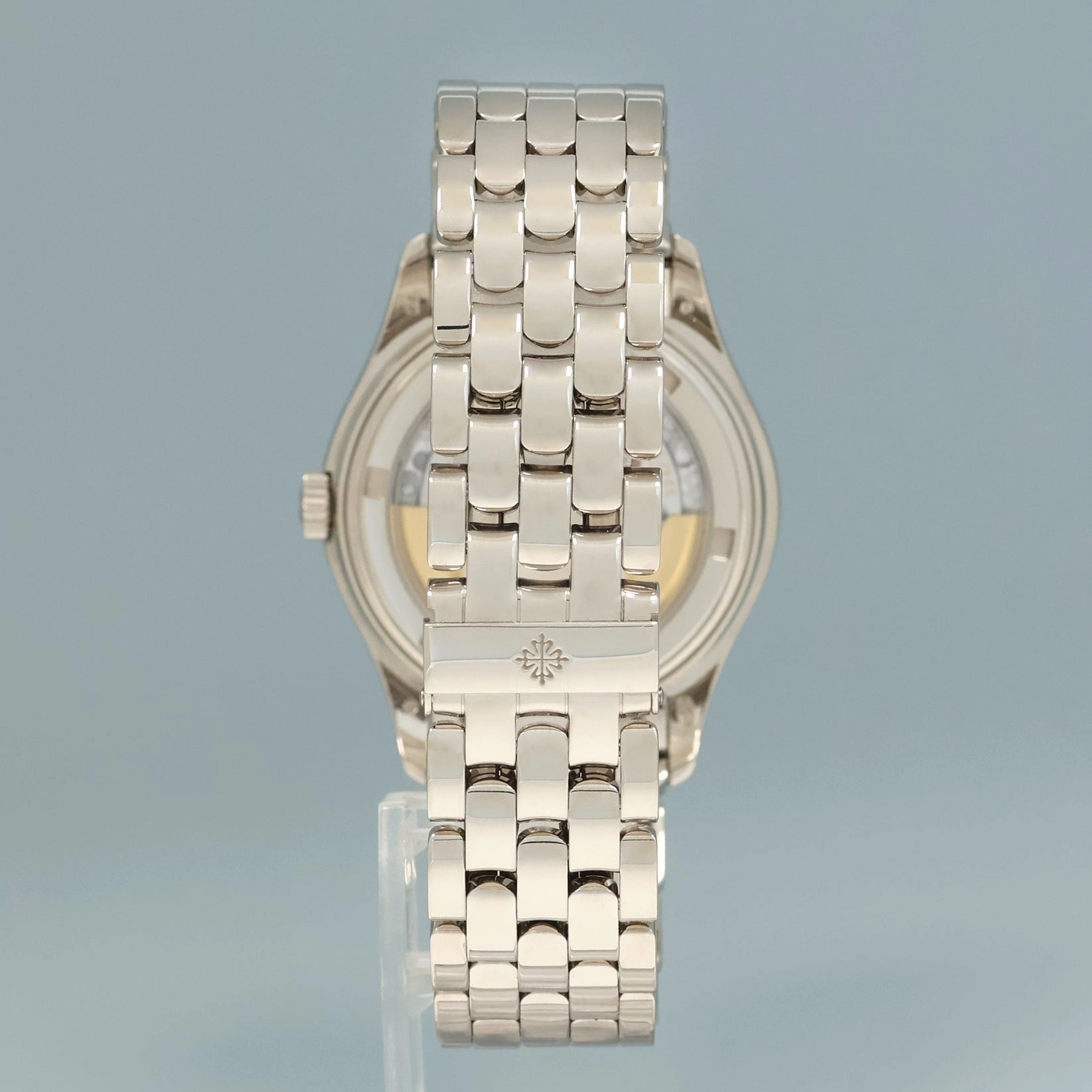 MINT Patek Philippe 5146G White Gold Bracelet Annual Calendar 39mm Moon Phase Watch