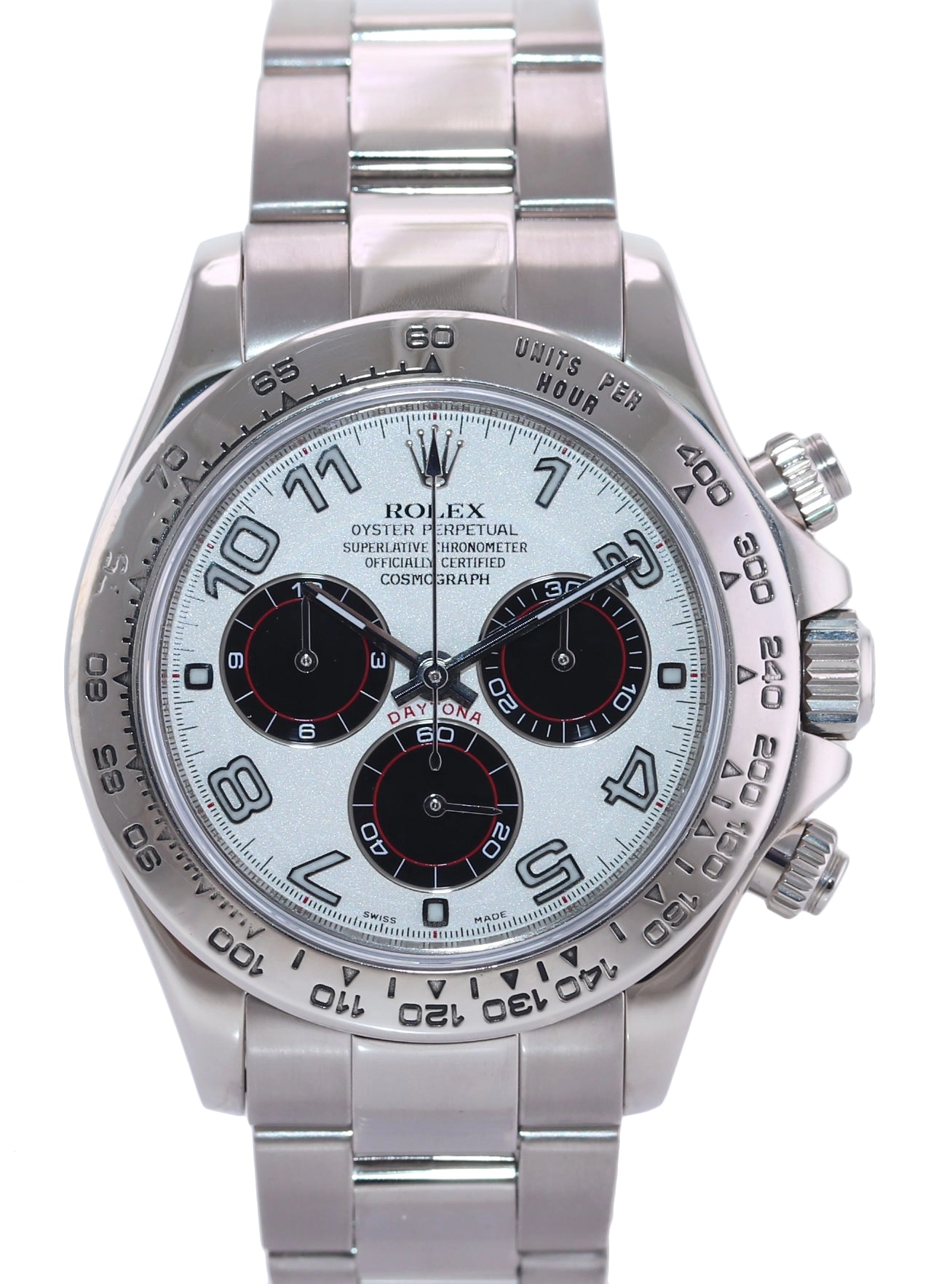 MINT Rolex Daytona White Gold Black White Panda 116509 Chronograph Watch Box