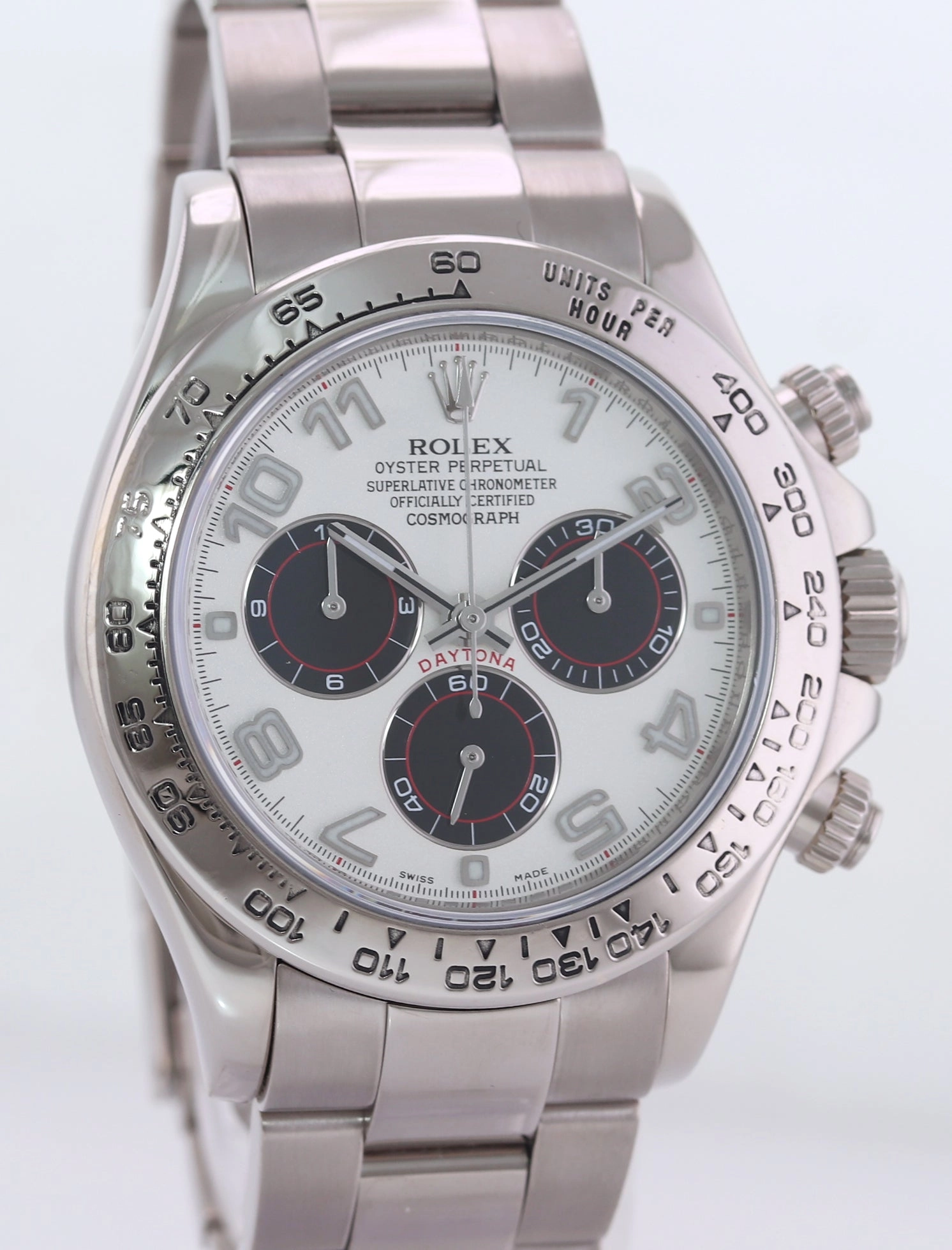 MINT Rolex Daytona White Gold Black White Panda 116509 Chronograph Watch Box