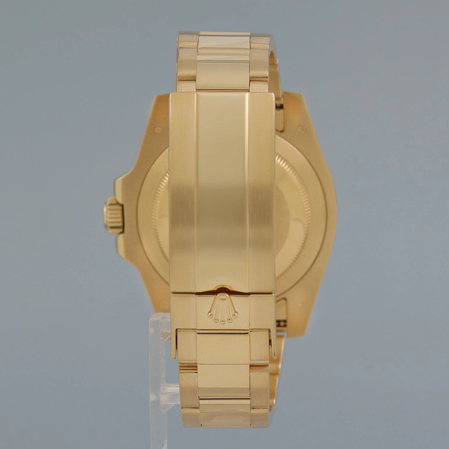 MINT Rolex Submariner Black Diamond Serti Dial Ceramic 116618LN Yellow Gold Watch