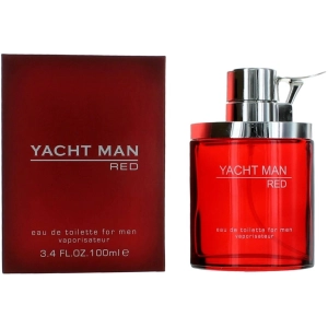 Myrurgia Men's Eau De Toilette Spray - Yacht Man Red Long-Lasting Fragrance, 3.4 oz