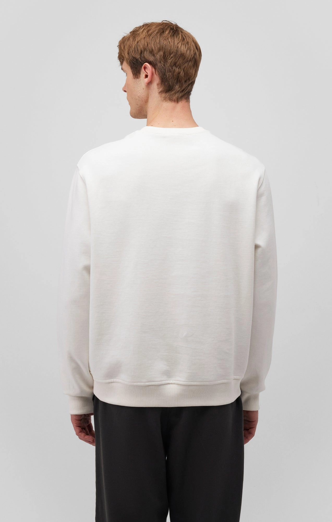 ONE POCKET SWEATSHIRT IN ANTIQUE WHITE