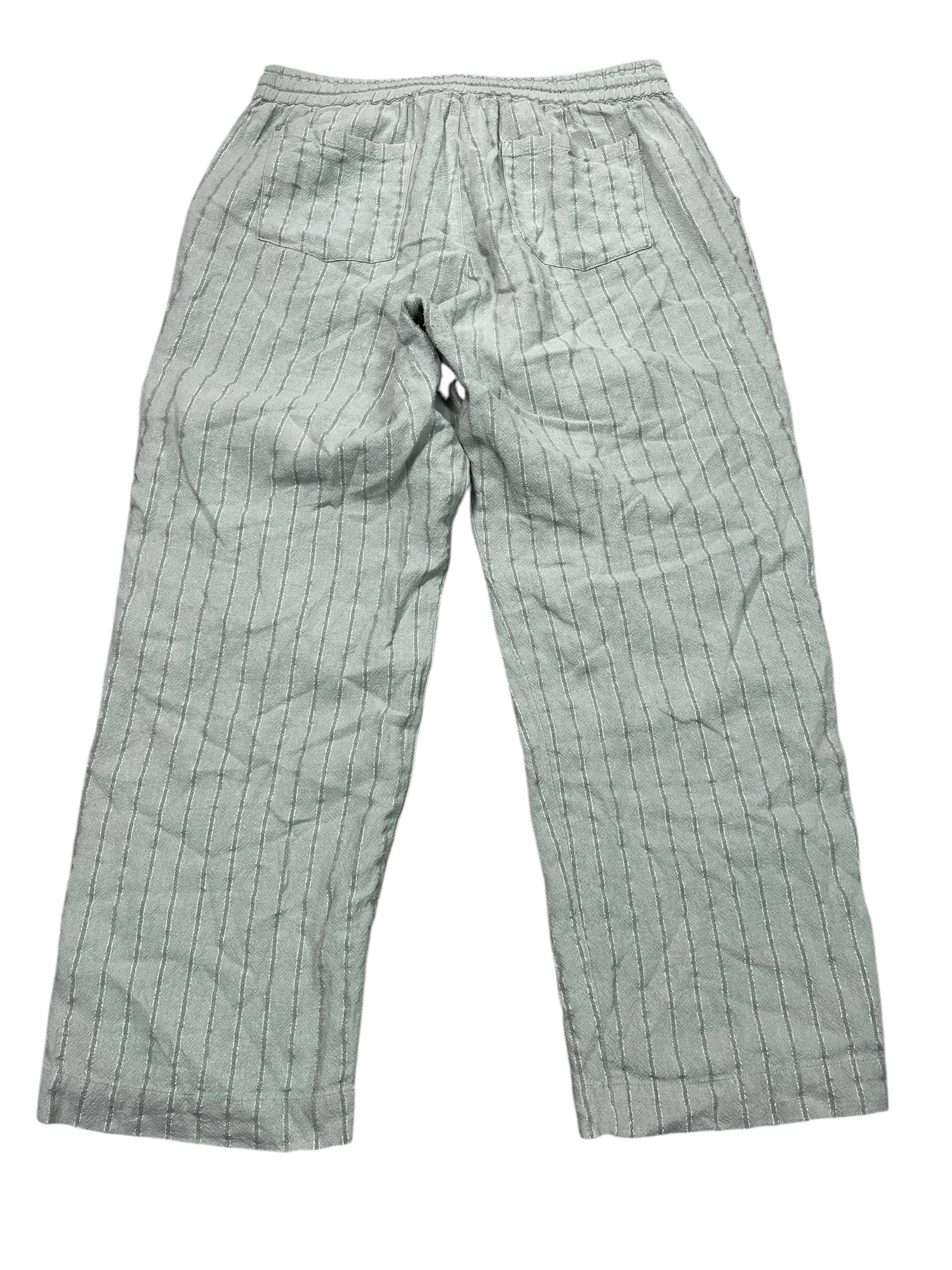 Pants Linen By Soft Surroundings In Green, Size:M