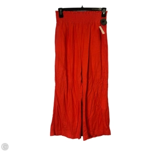 Pants Wide Leg By Loft In Red, Size: S