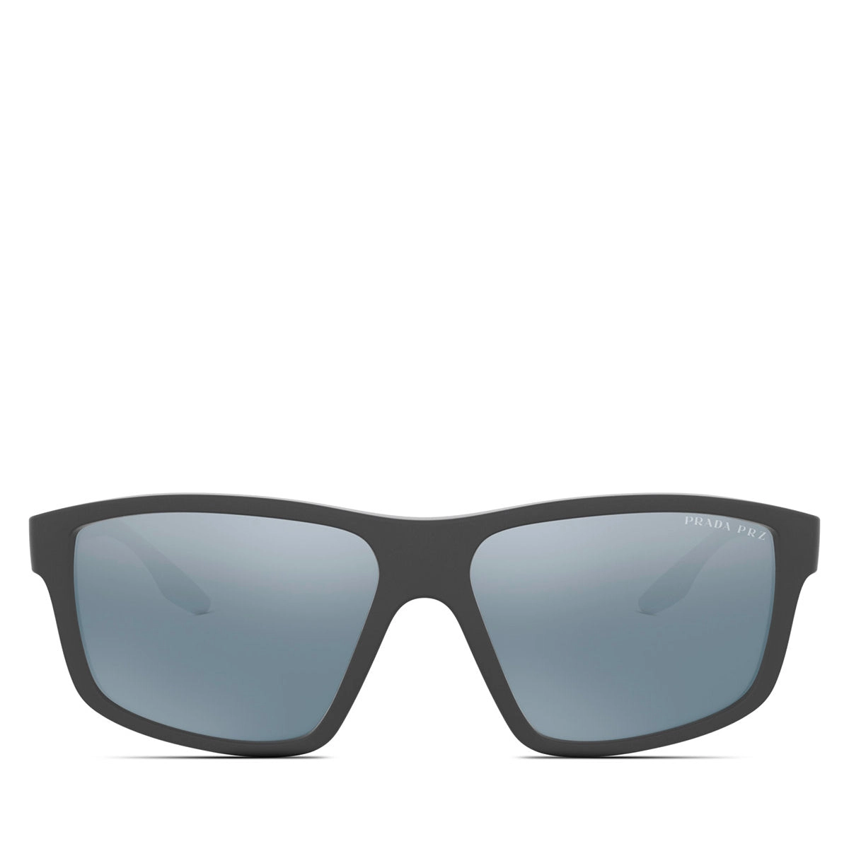 Prada Linea Rossa Injected Man Sunglass Grey Rubber