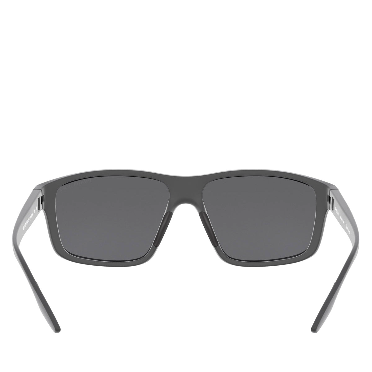 Prada Linea Rossa Injected Man Sunglass Grey Rubber