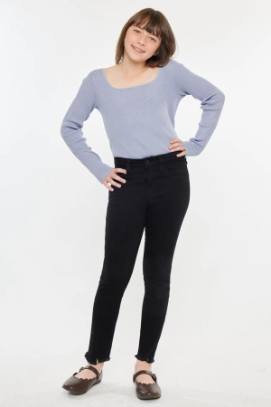 Rachell High Rise Ankle Skinny Kid Jeans