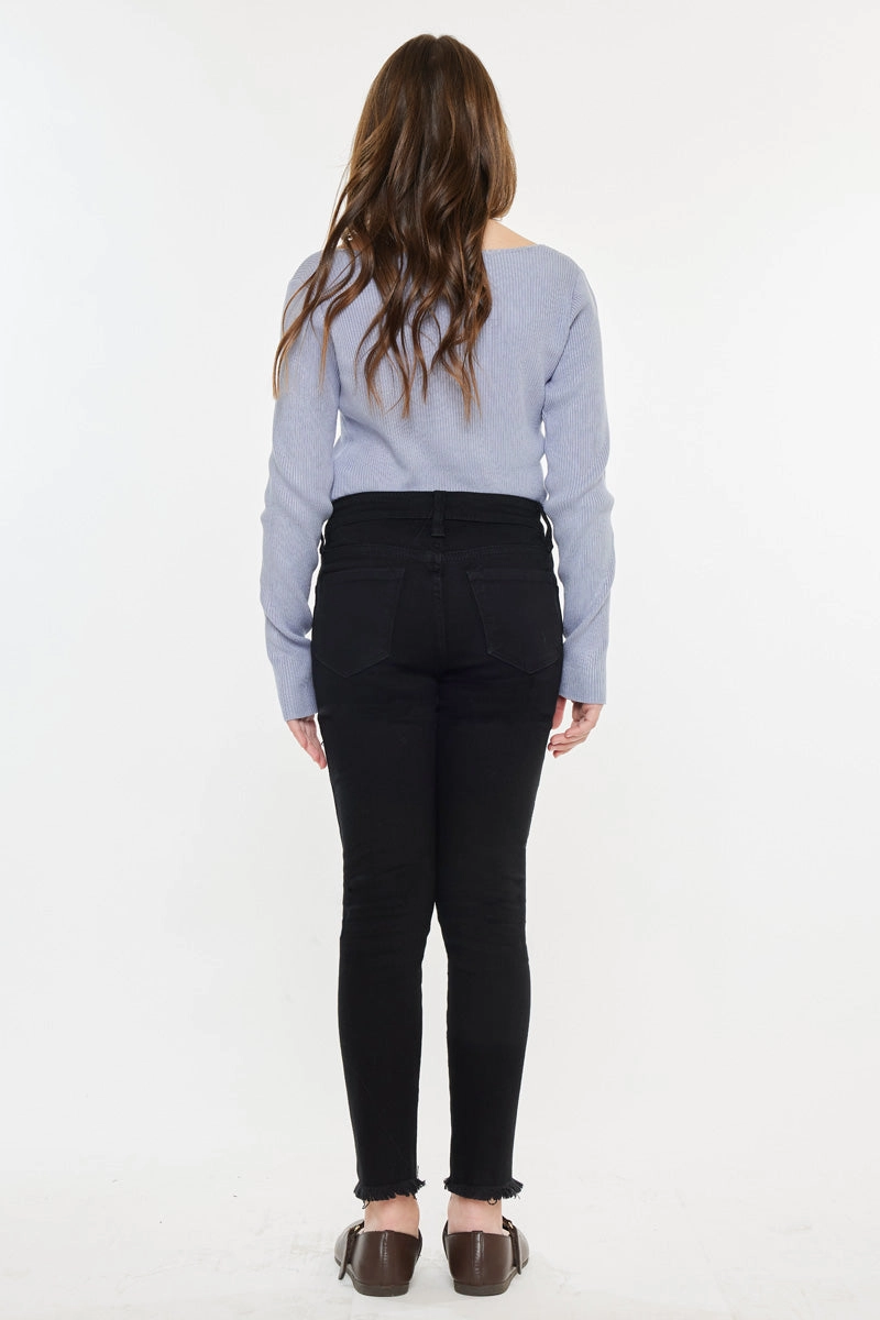 Rachell High Rise Ankle Skinny Kid Jeans