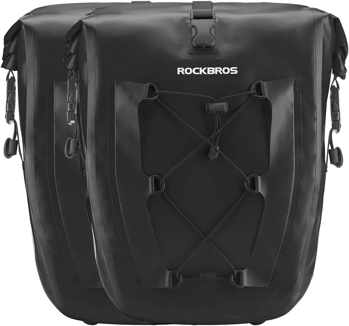 ROCKBROS 32L Waterproof Bike Panniers Durable Spacious Easy to Install