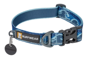 Ruffwear Crag Dog Collar in Midnight Wave