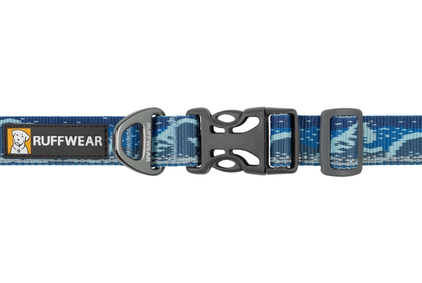 Ruffwear Crag Dog Collar in Midnight Wave