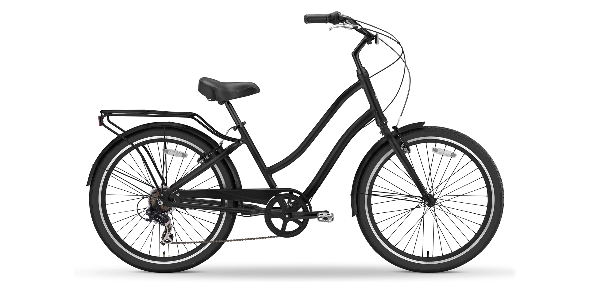 sixthreezero EVRYjourney Men's 7 Speed Touring Hybrid Bike