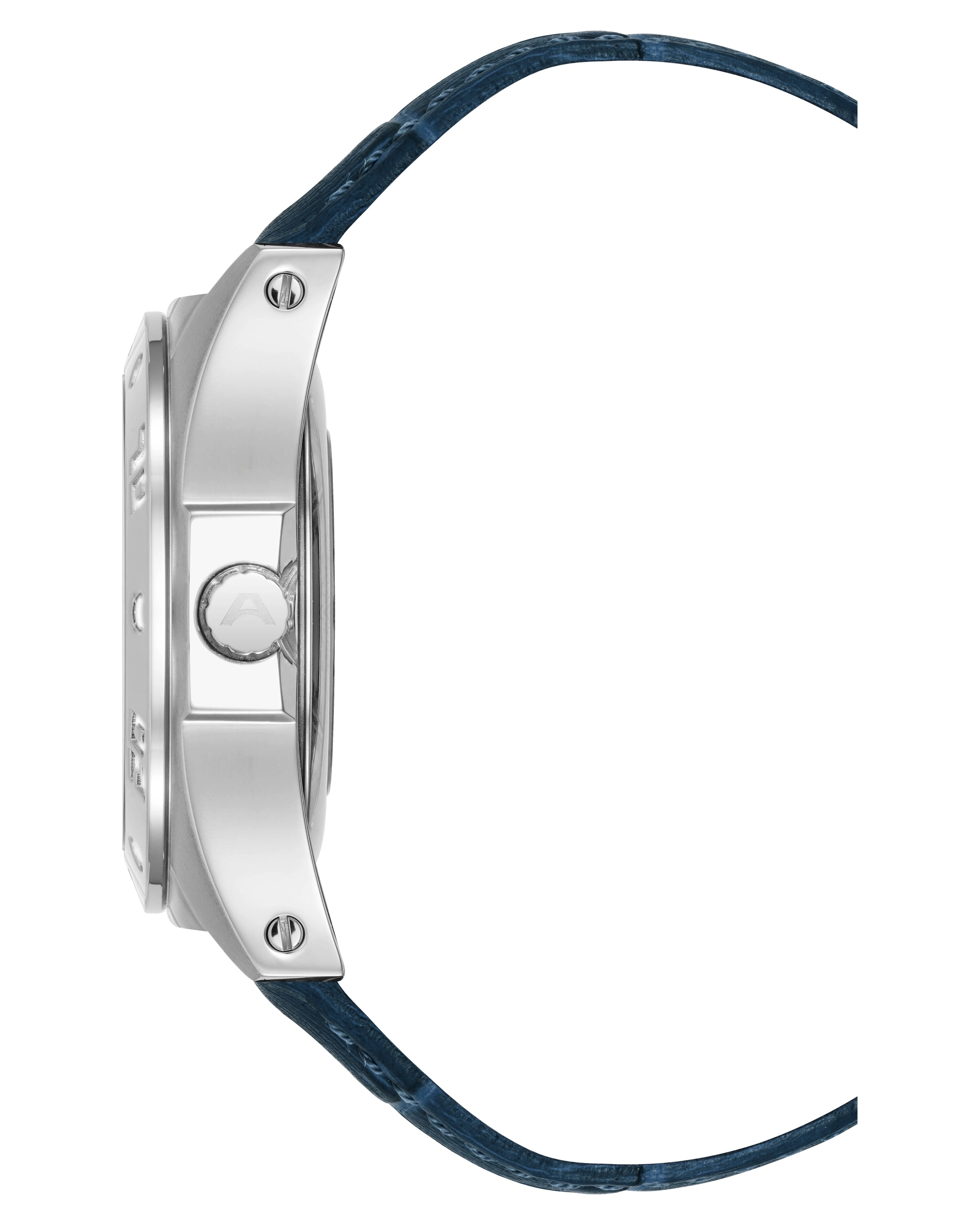 Skeleton™ | 42mm, Navy/Silver