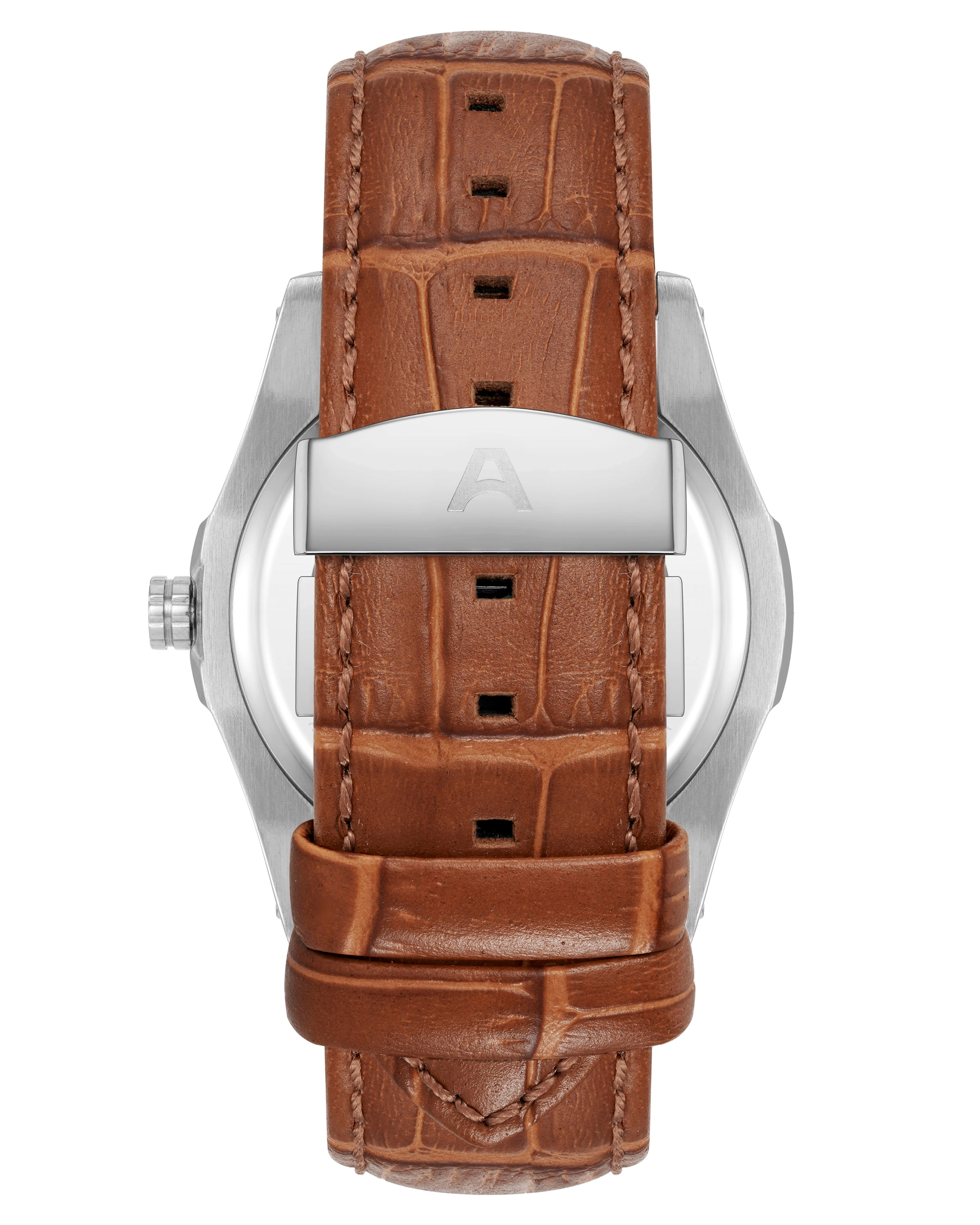 Skeleton™ | 42mm, Tan/Silver