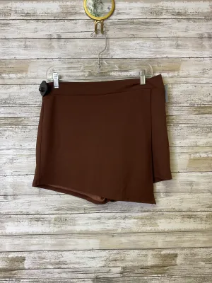 Skort By Clothes Mentor In Brown, Size:L