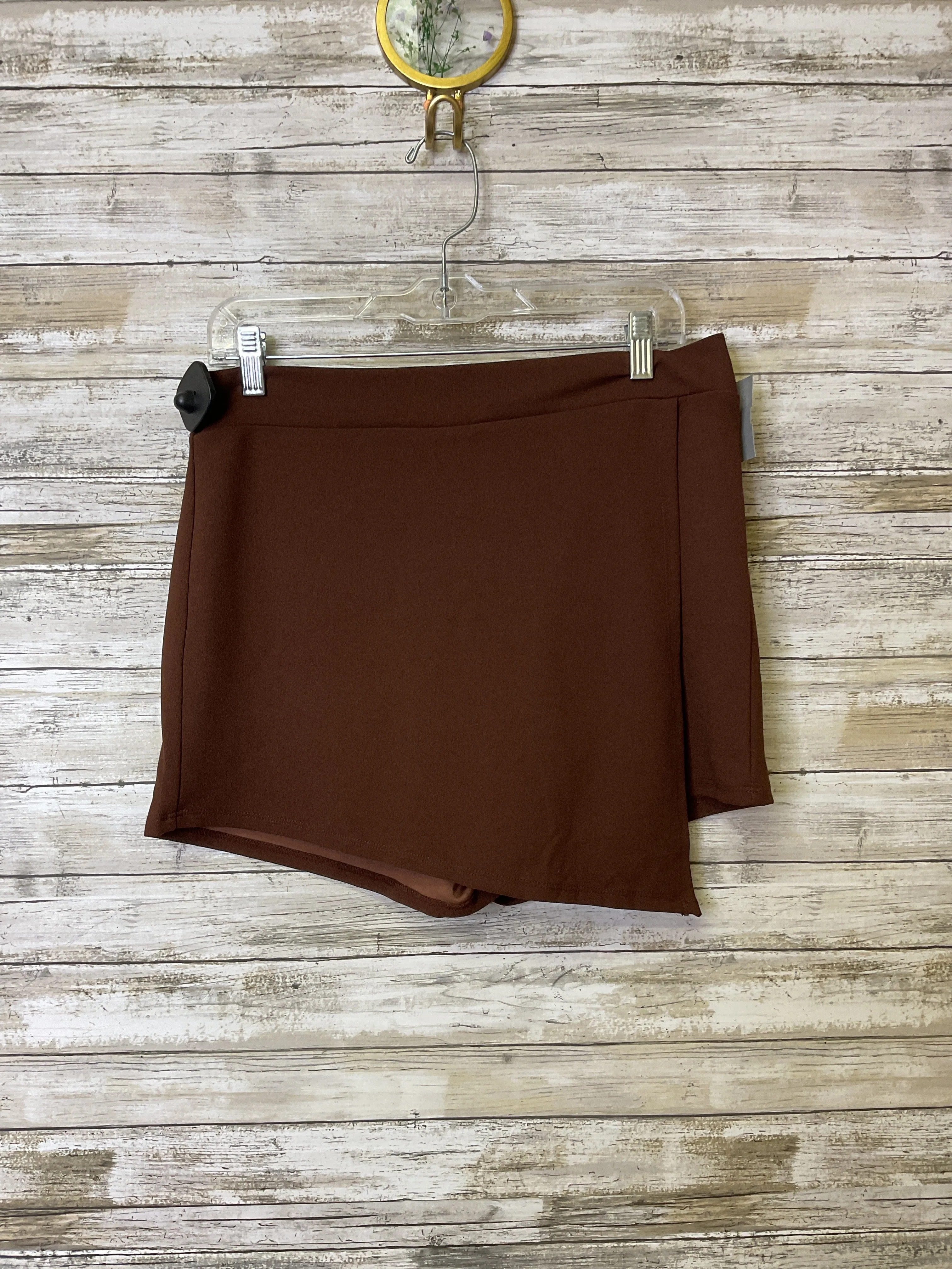 Skort By Clothes Mentor In Brown, Size:L