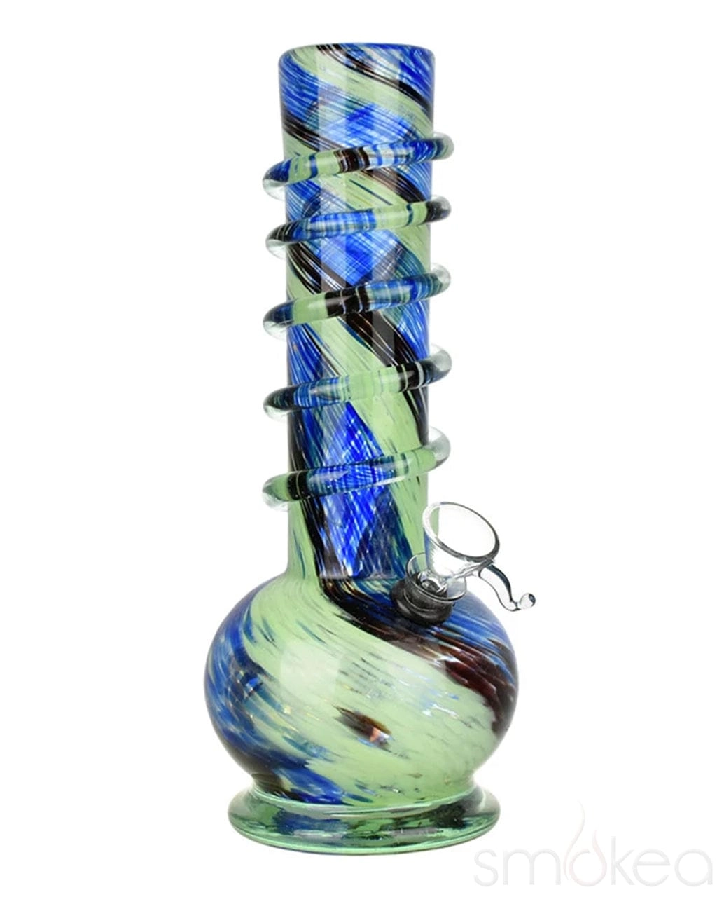 SMOKEA "Spherical Swirl" Soft Glass Bong
