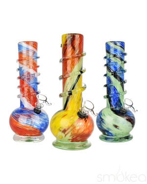 SMOKEA "Spherical Swirl" Soft Glass Bong