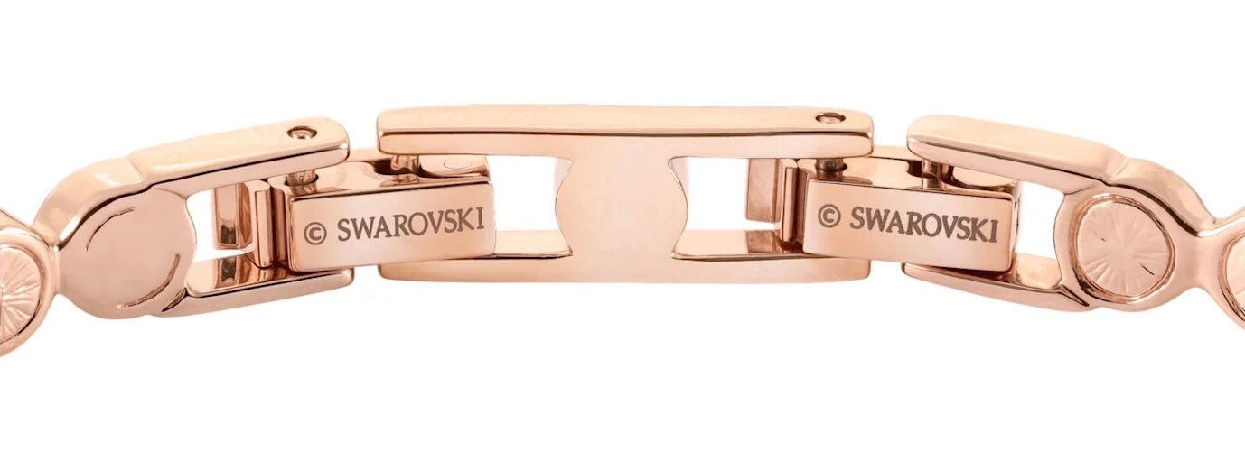 Swarovski Tennis Bracelet Clear Crystals Rose Gold Plated 5039938