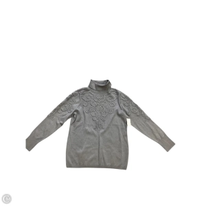Sweater By Chicos In Grey, Size: M