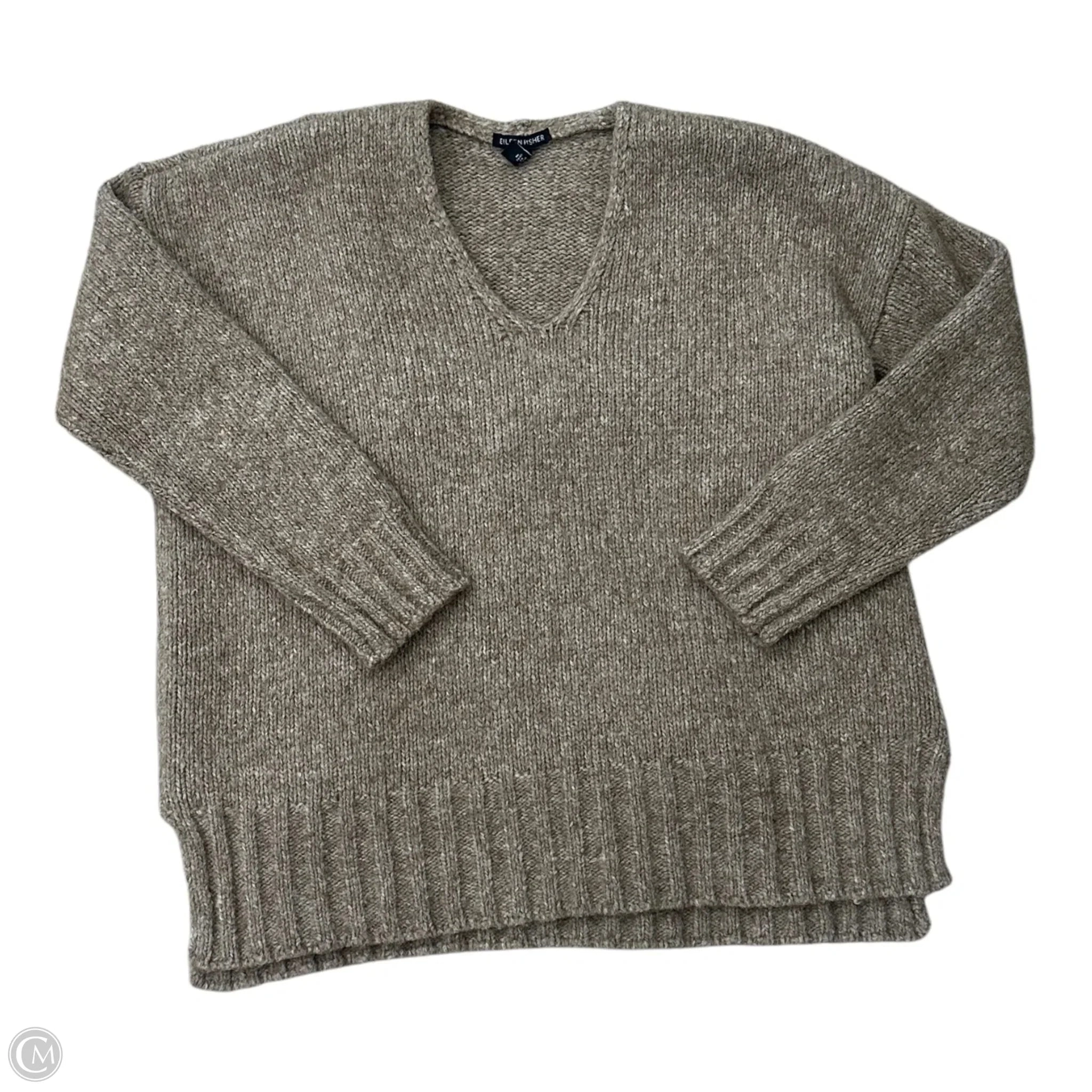 Sweater By Eileen Fisher In Tan, Size: Xs