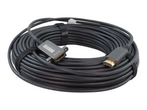 TechLogix MOFO PT Series - HDMI cable - HDMI male to HDMI female - 75 ft - hybrid copper/fiber optic - black - 4K60Hz support, MOFO-HD20PT-23