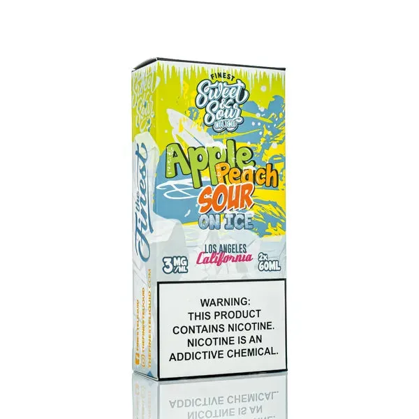 The Finest E-Liquid - Sweet & Sour - Apple Peach Sour On Ice - 120ml